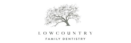 Lowcountry Family Dentistry lettering under live oak tree