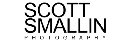 white background black lettering Scott Smallin photography